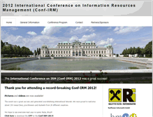 Tablet Screenshot of conf-irm2012.wu.ac.at