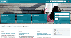 Desktop Screenshot of learn.wu.ac.at